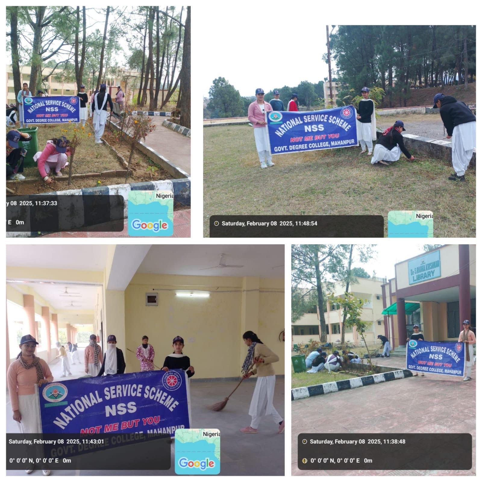 Program organized on the topic Winter Camp-Clean Campus, Green Campus
