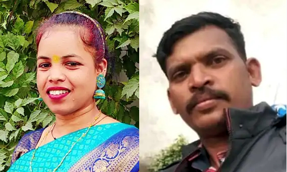 मृतक महिला अनीता व हत्यारोपी नंदलाल उर्फ अशोक। मृतक महिला अनीता व हत्यारोपी नंदलाल उर्फ अशोक।
