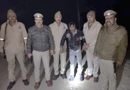 मुठभेड़ में एक बदमाश घायल मुठभेड़ में एक बदमाश घायल