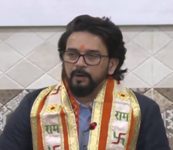 लखनऊ में पत्रकारों से वार्ता करते पूर्व केन्द्रीय मंत्री अनुराग (फोटो) लखनऊ में पत्रकारों से वार्ता करते पूर्व केन्द्रीय मंत्री अनुराग (फोटो)