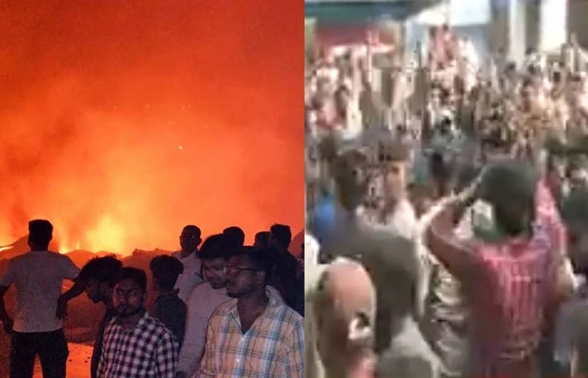 पार्षद के खिलाफ स्थानीय लोगों ने किया प्रदर्शन पार्षद के खिलाफ स्थानीय लोगों ने किया प्रदर्शन
