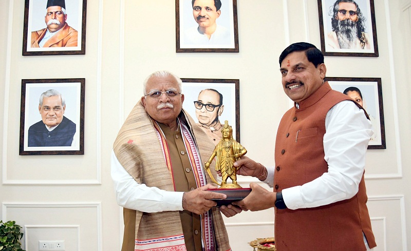 मुख्यमंत्री मोहन यादव से मिले केन्द्रीय मंत्री मनोहर लाल खट्टर मुख्यमंत्री मोहन यादव से मिले केन्द्रीय मंत्री मनोहर लाल खट्टर