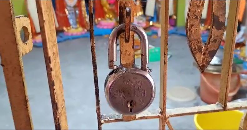 राधा गोविंद मंदिर में दुस्साहसिक चोरी राधा गोविंद मंदिर में दुस्साहसिक चोरी