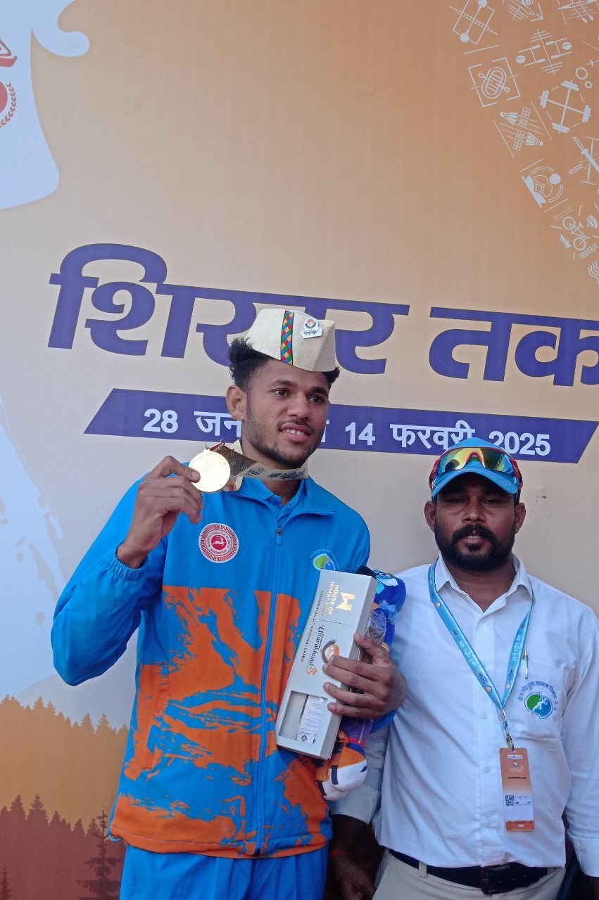 देव कुमार मीना ने 38वें राष्ट्रीय खेल में बनाया नया पोल वॉल्ट राष्ट्रीय रिकॉर्ड देव कुमार मीना ने 38वें राष्ट्रीय खेल में बनाया नया पोल वॉल्ट राष्ट्रीय रिकॉर्ड