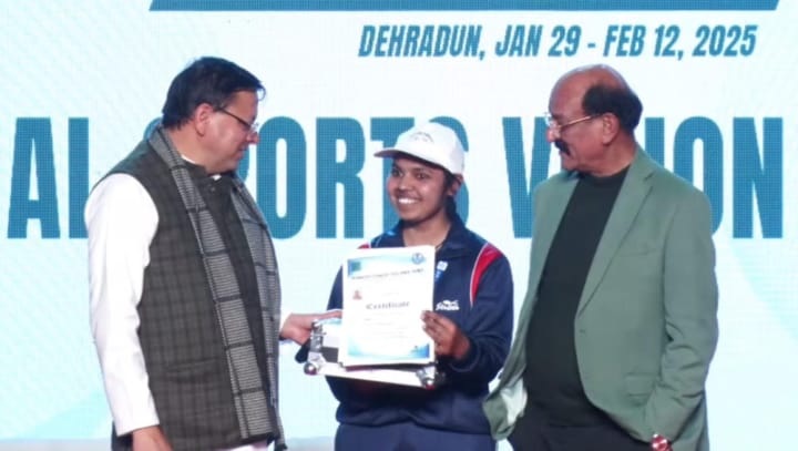 मुख्यमंत्री ने 38वें राष्ट्रीय खेल के अंतिम दिन 'मौली संवाद' में की शिरकत मुख्यमंत्री ने 38वें राष्ट्रीय खेल के अंतिम दिन 'मौली संवाद' में की शिरकत