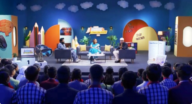 परीक्षा पे चर्चा के तीसरे एपिसोड में टेक्निकल गुरुजी गौरव चौधरी और एडलवाइस म्यूचुअल फंड की एमडी और सीईओ राधिका गुप्ता परीक्षा पे चर्चा के तीसरे एपिसोड में टेक्निकल गुरुजी गौरव चौधरी और एडलवाइस म्यूचुअल फंड की एमडी और सीईओ राधिका गुप्ता