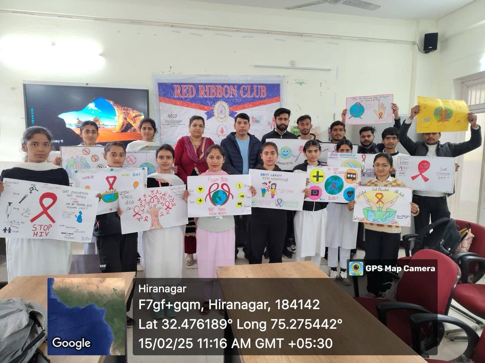 Raised awareness about HIV/AIDS through poster competition Raised awareness about HIV/AIDS through poster competition
