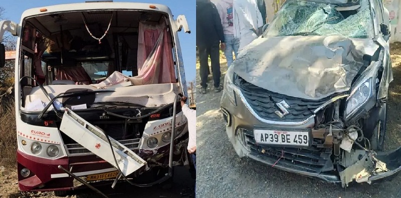 दोनों सड़क हादसों के बाद की तस्वीर दोनों सड़क हादसों के बाद की तस्वीर