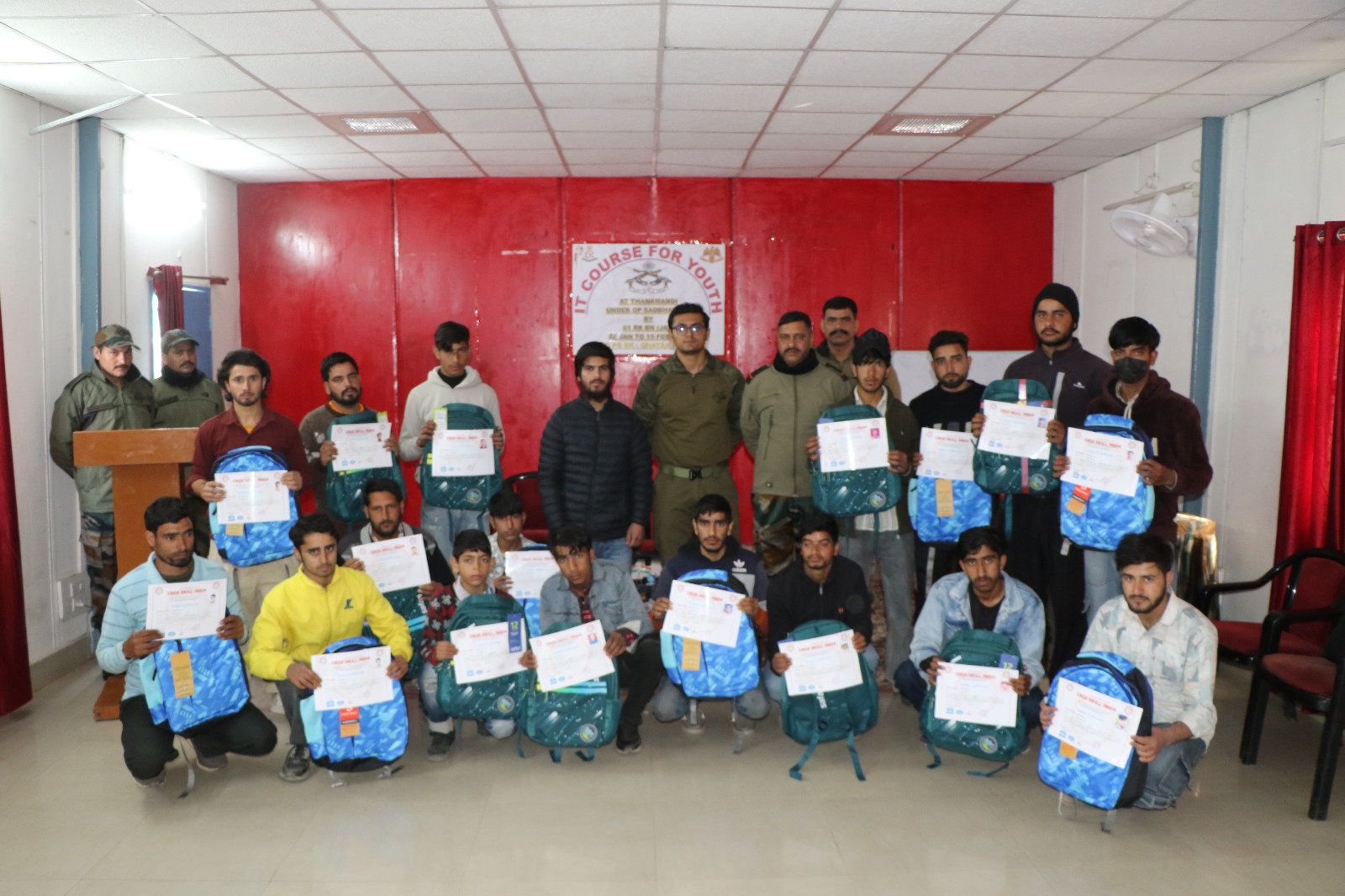 युवाओं को सशक्त करने के लिए राजौरी के थानामंडी में आईटी कोर्स आयोजित युवाओं को सशक्त करने के लिए राजौरी के थानामंडी में आईटी कोर्स आयोजित