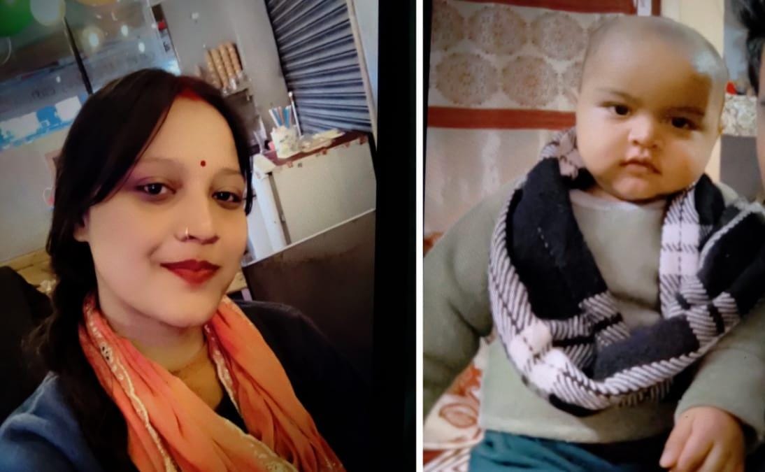 मृतक महिला और बेटे की फ़ाइल फोटो मृतक महिला और बेटे की फ़ाइल फोटो