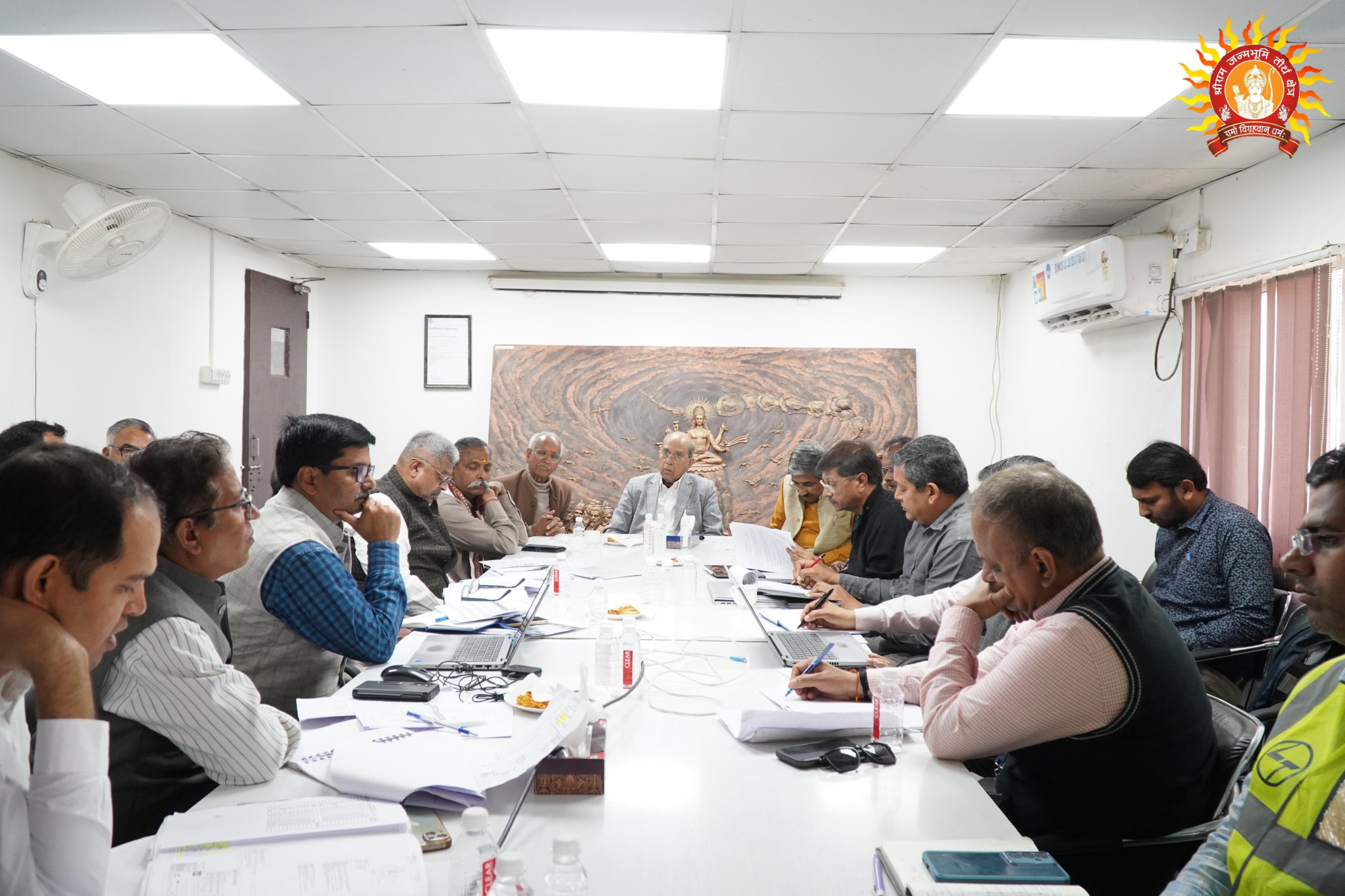 श्रीराम जन्मभूमि मन्दिर निर्माण समिति के चेयरमैन श्रीराम जन्मभूमि मन्दिर निर्माण समिति के चेयरमैन