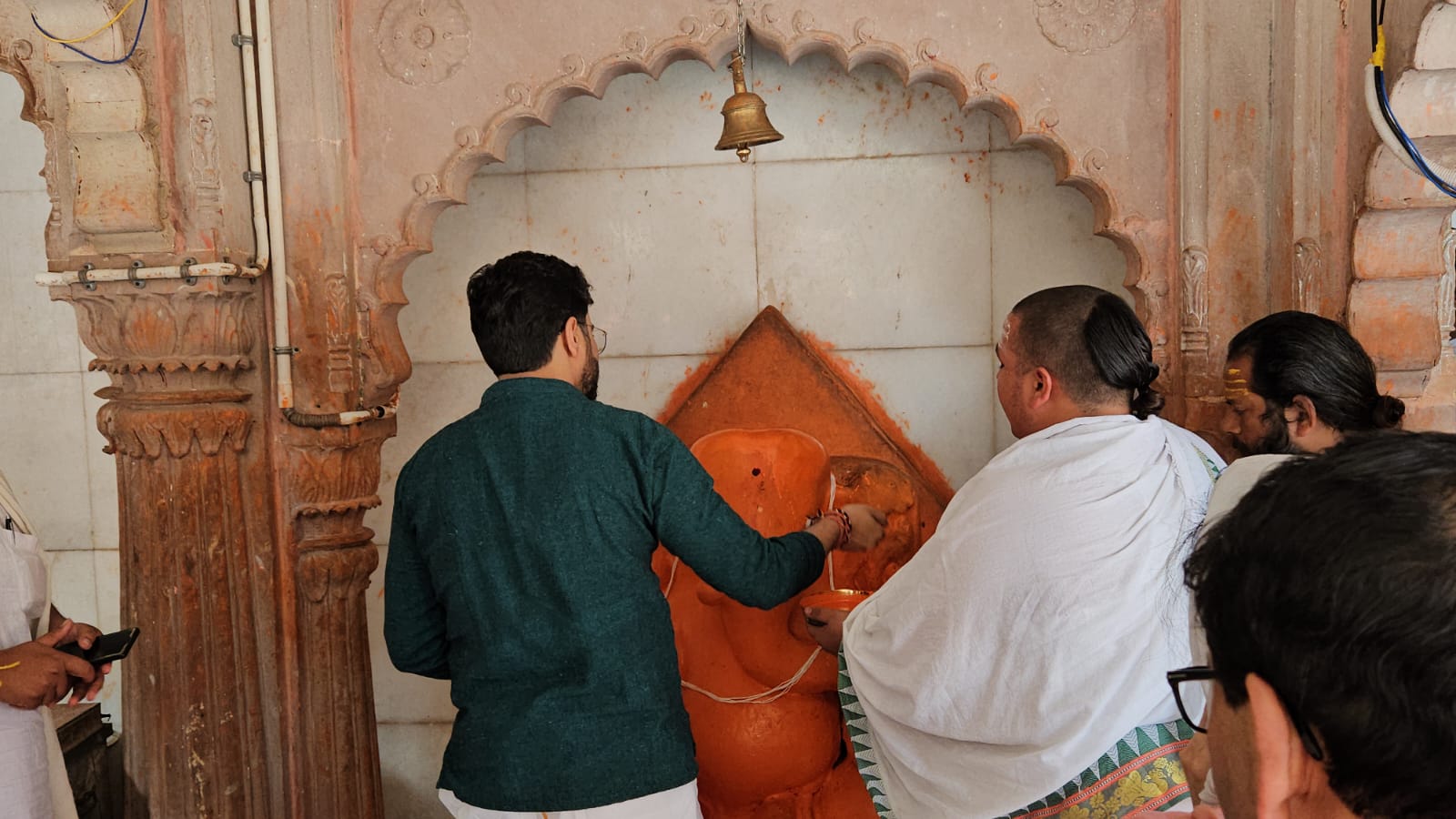 श्री काशी विश्वनाथ धाम में गणेश पूजन श्री काशी विश्वनाथ धाम में गणेश पूजन