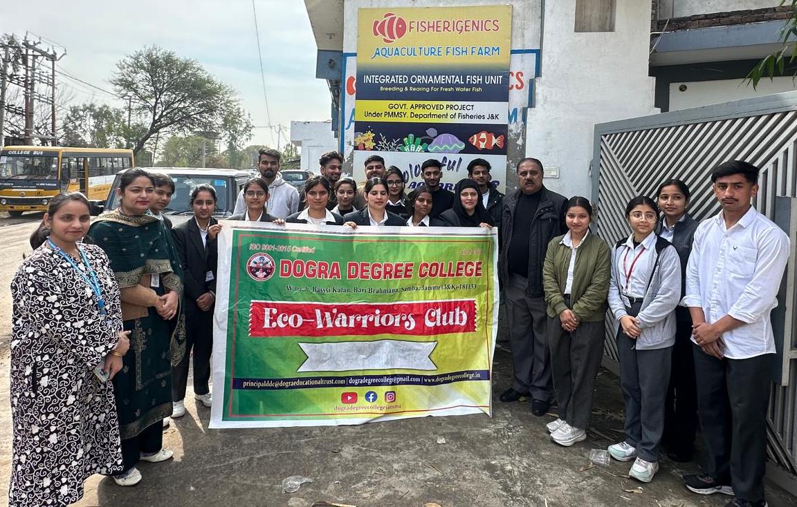 फिशरीजेनिक्स एक्वाकल्चर फिश फार्म का शैक्षणिक दौरा किया फिशरीजेनिक्स एक्वाकल्चर फिश फार्म का शैक्षणिक दौरा किया