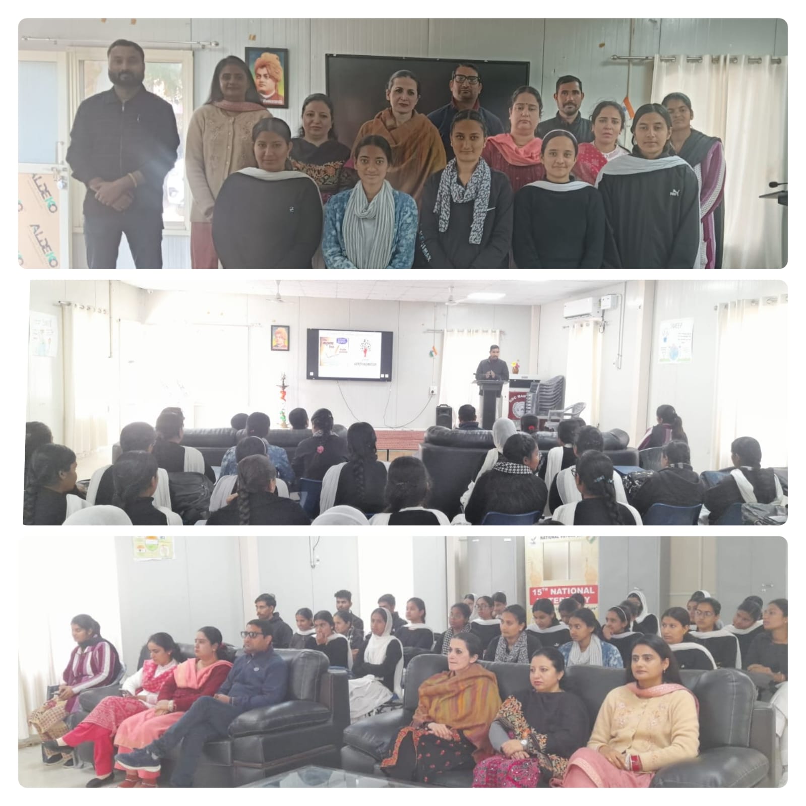विद्यार्थियों ने मातृभाषा पर अपने-अपने विचार प्रस्तुत किये विद्यार्थियों ने मातृभाषा पर अपने-अपने विचार प्रस्तुत किये