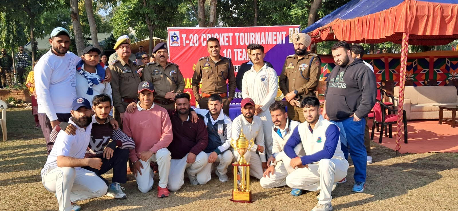 final match of T20 cricket tournament, Bilwar team defeated GSI Tiger team by 42 runs.