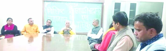 व्याख्यान के दौरान व्याख्यान के दौरान