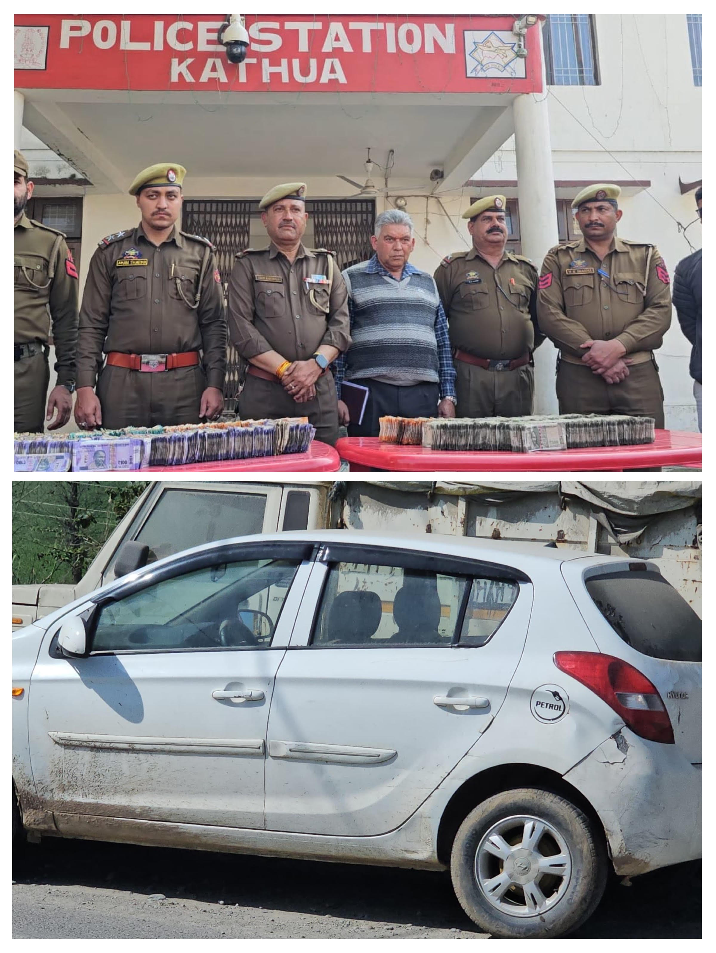 Cash worth lakhs recovered from car for the second time in a week Cash worth lakhs recovered from car for the second time in a week