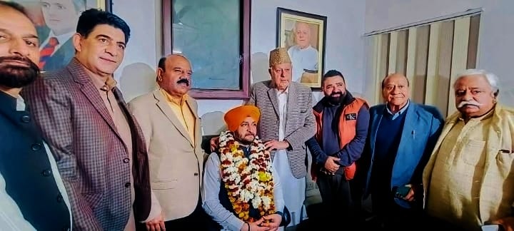 सरदार तेजिंदर पाल सिंह अमन को जम्मू के लिए जेकेएनसी यूथ विंग का प्रांतीय अध्यक्ष नियुक्त किया गया सरदार तेजिंदर पाल सिंह अमन को जम्मू के लिए जेकेएनसी यूथ विंग का प्रांतीय अध्यक्ष नियुक्त किया गया