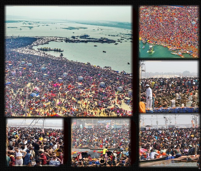 महाकुम्भ में श्रद्धालुओं की रिकॉर्ड भागीदारी महाकुम्भ में श्रद्धालुओं की रिकॉर्ड भागीदारी