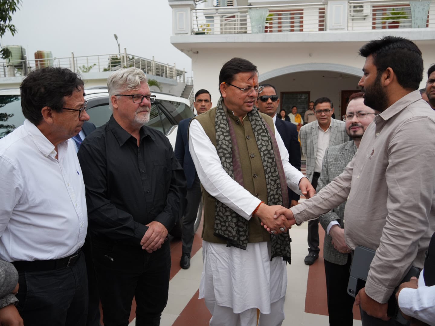 न्यूजीलैंड से आए डेलिगेशन मुख्यमंत्री से शिष्टाचार भेंट करते।। न्यूजीलैंड से आए डेलिगेशन मुख्यमंत्री से शिष्टाचार भेंट करते।।