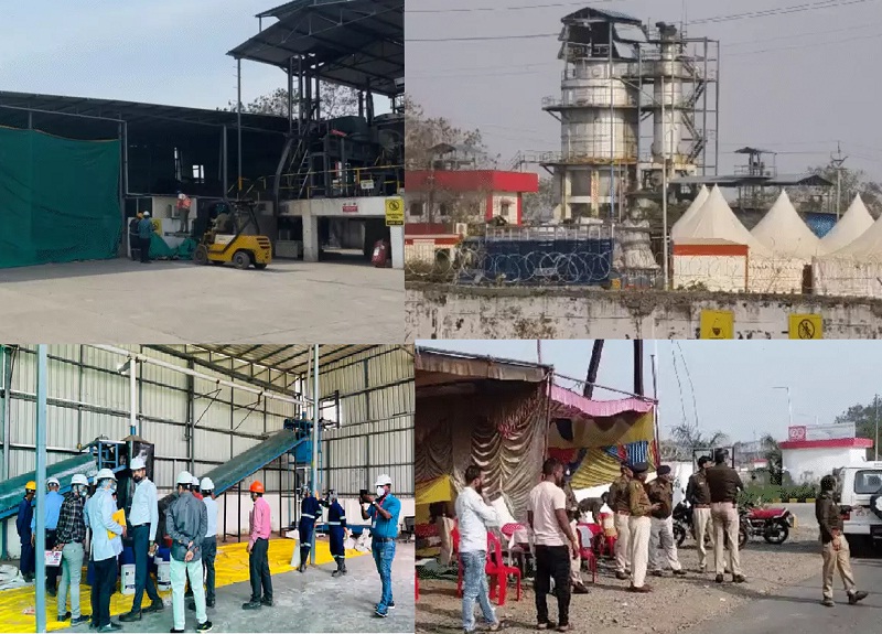 पीथमुपर में जहरीले कचरे को जलाने की प्रक्रिया और सुरक्षा व्यवस्था पीथमुपर में जहरीले कचरे को जलाने की प्रक्रिया और सुरक्षा व्यवस्था