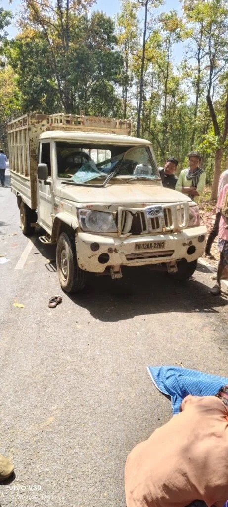 कोरबा : 12 के छात्र की सड़क दुर्घटना में दर्दनाक मौत, पिकअप वाहन ने बाइक सवार को मारी ठोकर कोरबा : 12 के छात्र की सड़क दुर्घटना में दर्दनाक मौत, पिकअप वाहन ने बाइक सवार को मारी ठोकर