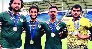 आखिल भारतीय ऑल इंडिया इंटर यूनिवर्सिटी हाकी प्रतियोगिता में मुरादाबाद के 4 खिलाड़ियों को सिल्वर मेडल आखिल भारतीय ऑल इंडिया इंटर यूनिवर्सिटी हाकी प्रतियोगिता में मुरादाबाद के 4 खिलाड़ियों को सिल्वर मेडल