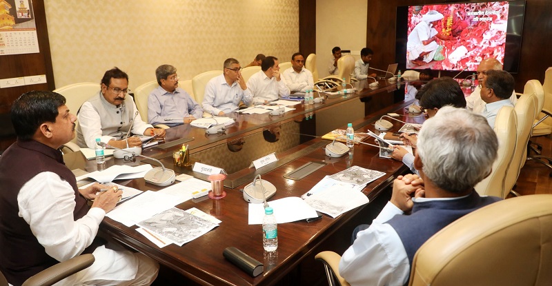 जनजातीय देवलोक स्थापना के लिए मंत्रालय में आयोजित बैठक जनजातीय देवलोक स्थापना के लिए मंत्रालय में आयोजित बैठक
