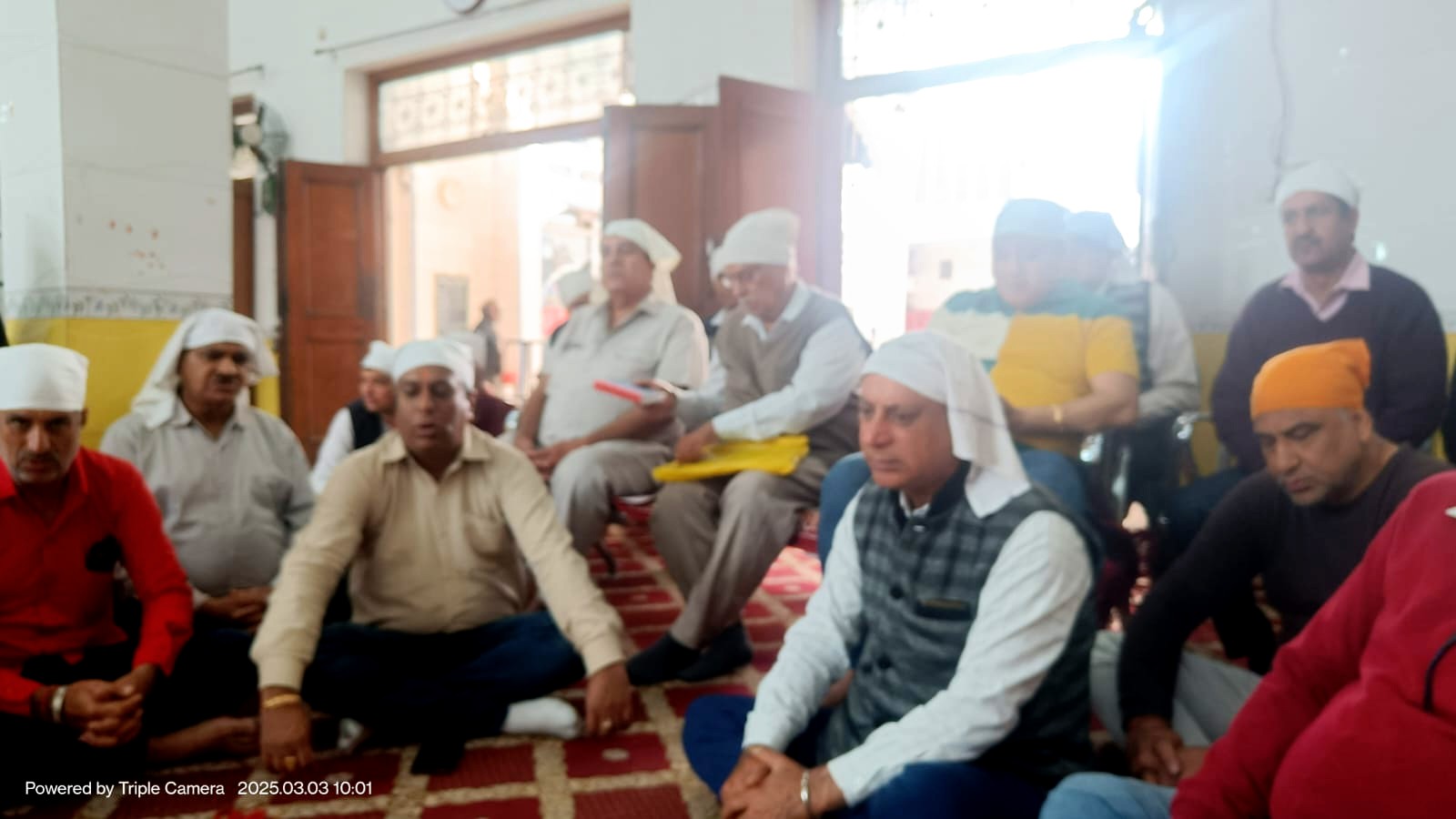 पानीपत के श्री संत द्वारा हरि मंदिर में मीटिंग उपस्थित पदाधिकारी व सदस्य पानीपत के श्री संत द्वारा हरि मंदिर में मीटिंग उपस्थित पदाधिकारी व सदस्य