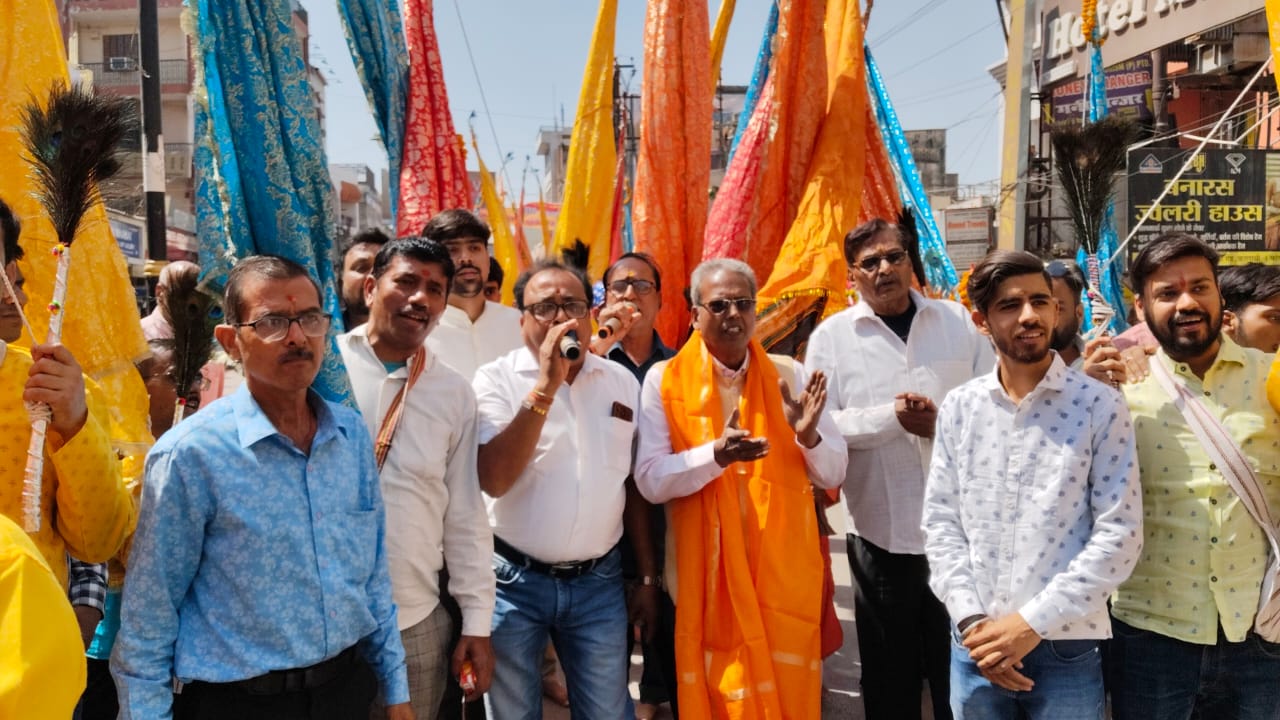 खाटू श्याम ध्वजा शोभायात्रा खाटू श्याम ध्वजा शोभायात्रा