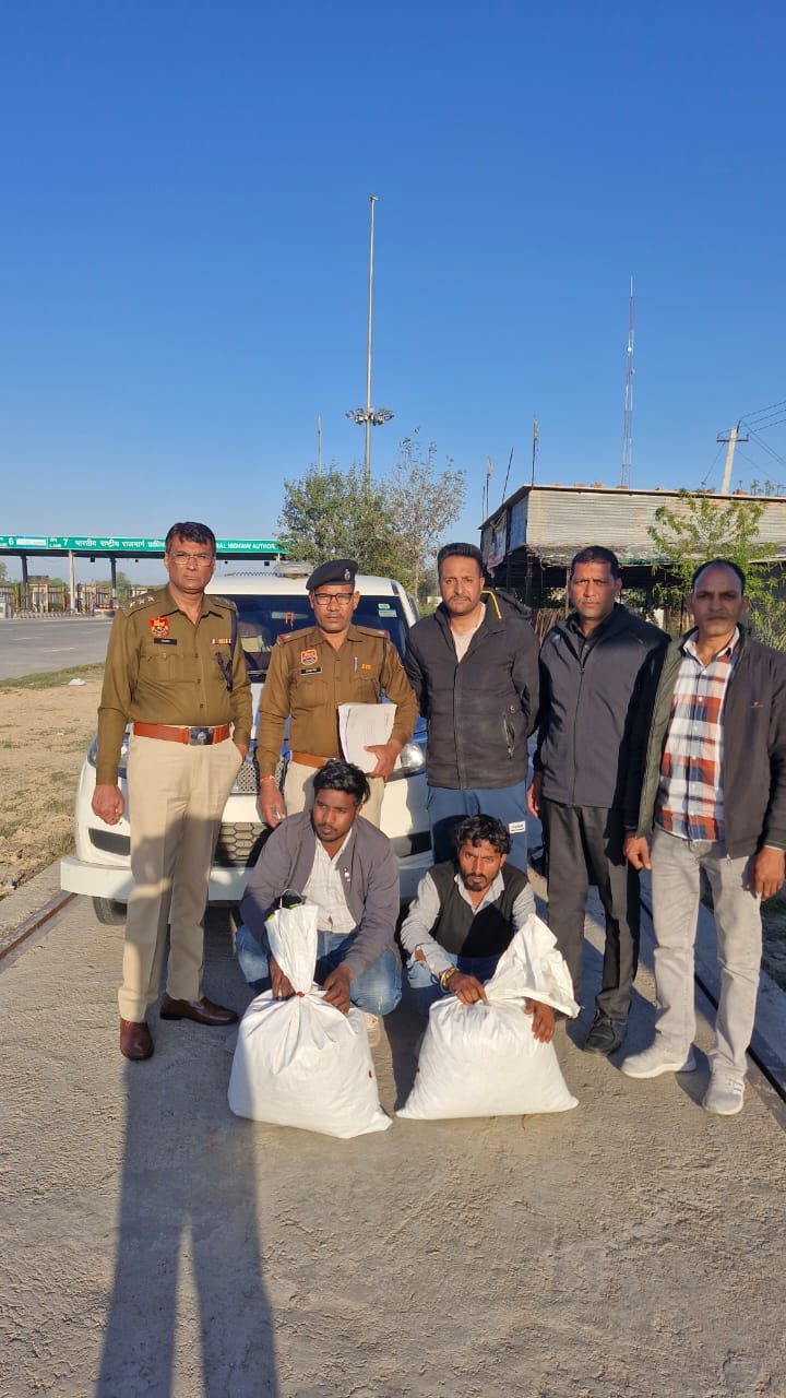 पुलिस गिरफ्त में पकड़े गए आरोपी। पुलिस गिरफ्त में पकड़े गए आरोपी।