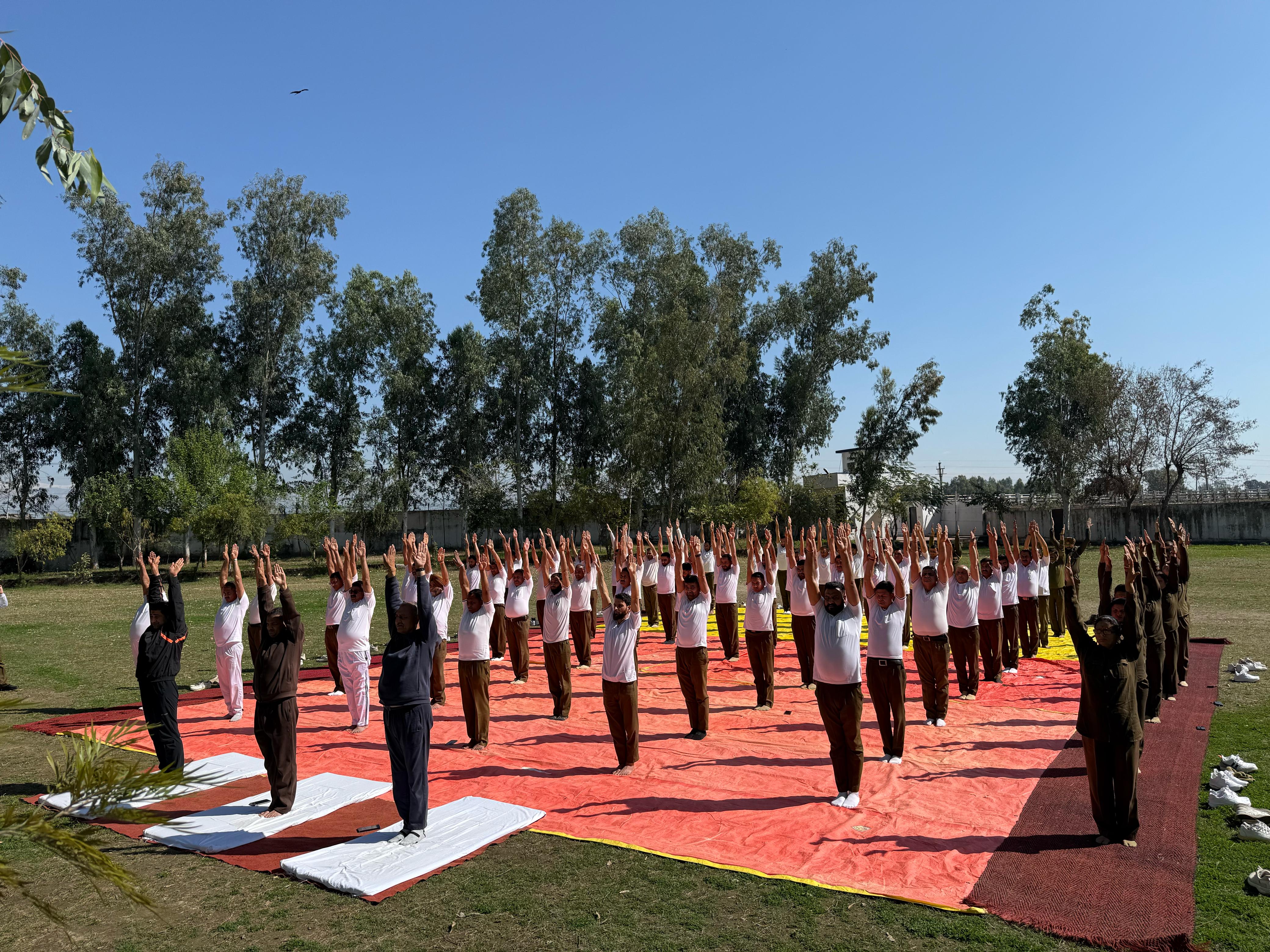 Yoga session organised by IRP-19th Battalion towards promoting health Yoga session organised by IRP-19th Battalion towards promoting health