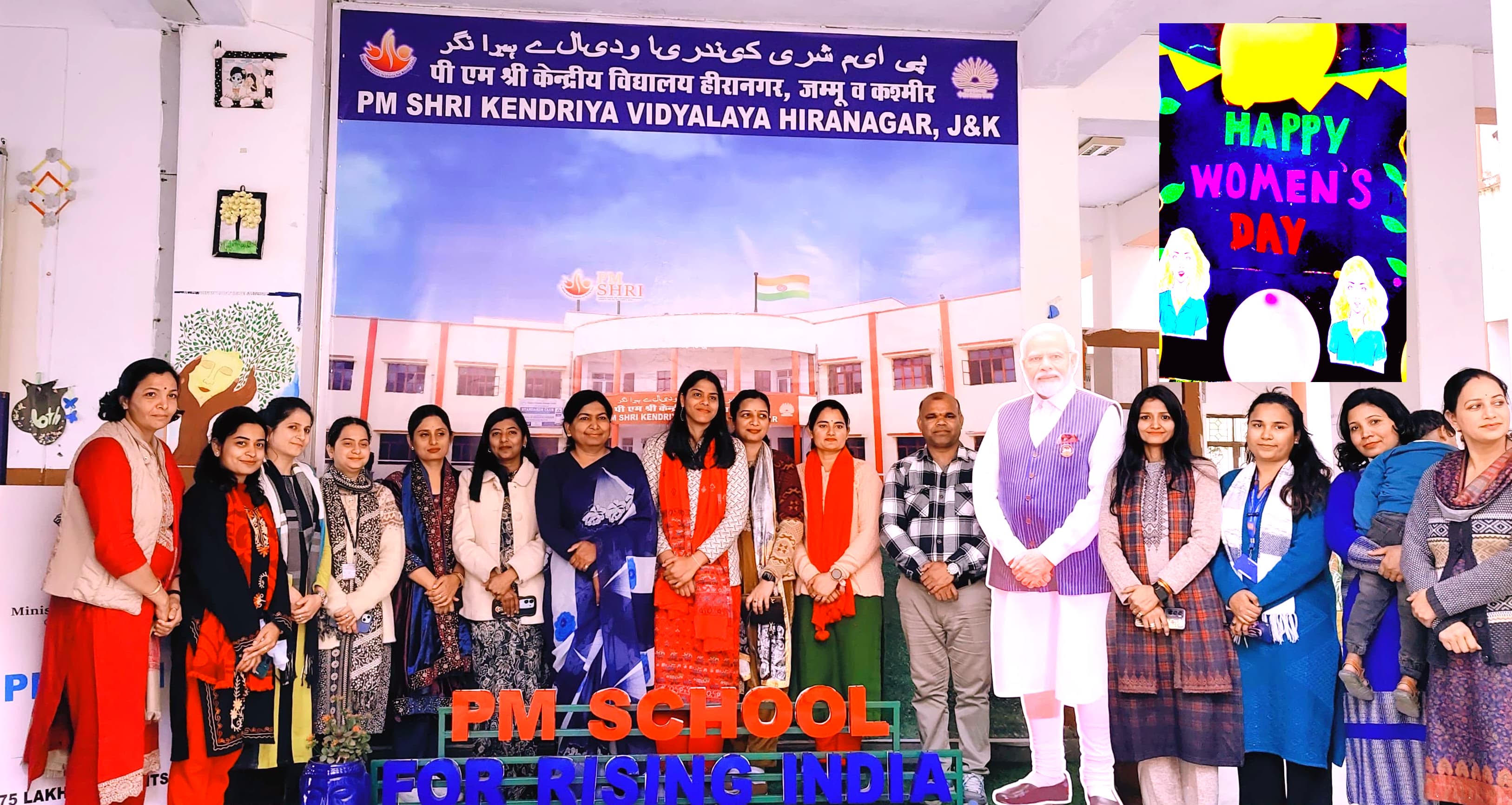 A grand program was organized in PM Shri Kendriya Vidyalaya Hiranagar in honor of women A grand program was organized in PM Shri Kendriya Vidyalaya Hiranagar in honor of women