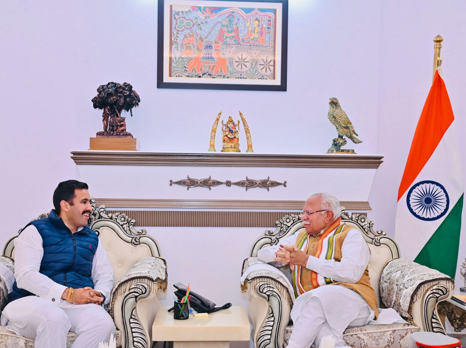 विक्रमादित्य सिंह की केंद्रीय मंत्री से मुलाकात विक्रमादित्य सिंह की केंद्रीय मंत्री से मुलाकात