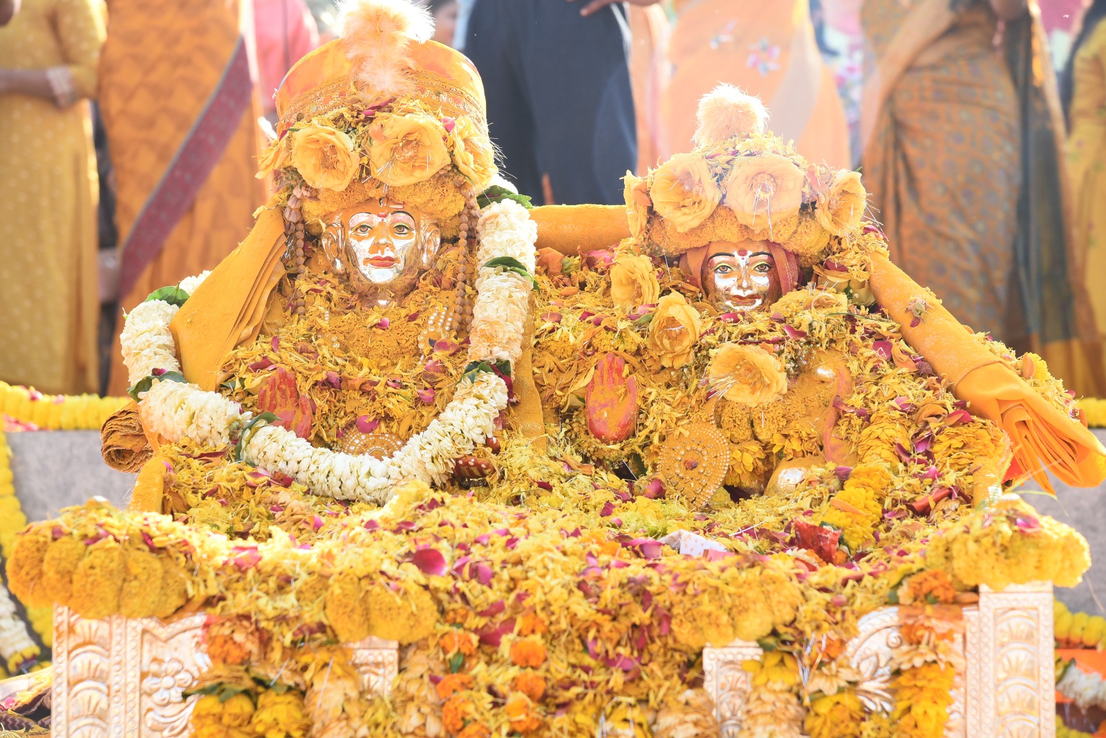 श्री काशी विश्वनाथ धाम में हल्दी की रस्म श्री काशी विश्वनाथ धाम में हल्दी की रस्म
