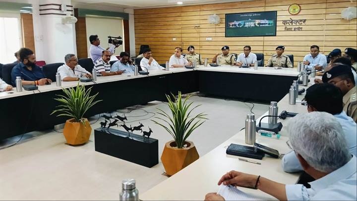 गेर की व्यवस्थाओं को लेकर बैठक गेर की व्यवस्थाओं को लेकर बैठक
