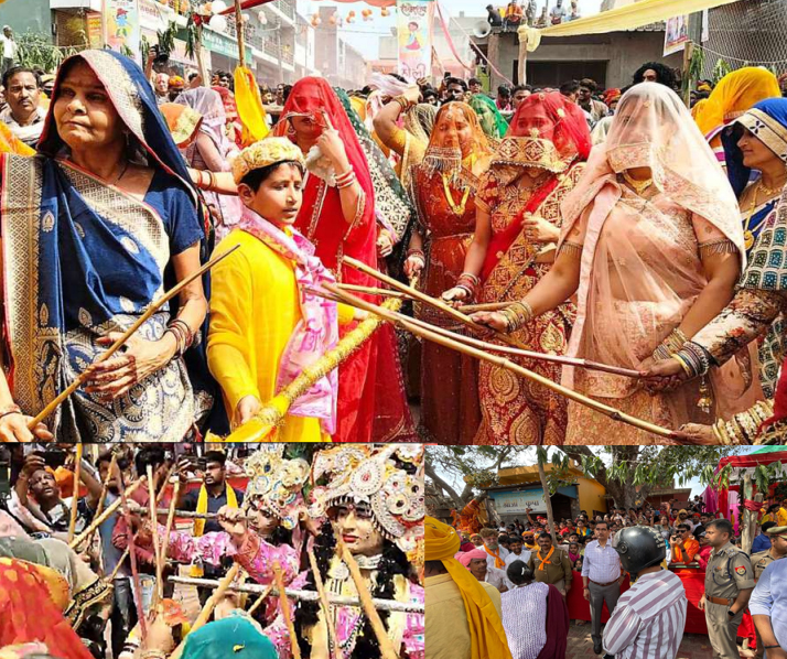 हुरियारिन गाेपाल स्वरप से हाेली खाेलते हुए हुरियारिन गाेपाल स्वरप से हाेली खाेलते हुए