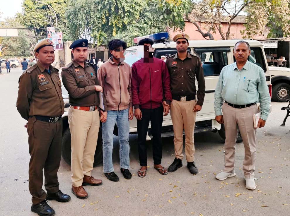 पुलिस द्वारा गिरफ्तार किए गए आरोपित पुलिस द्वारा गिरफ्तार किए गए आरोपित