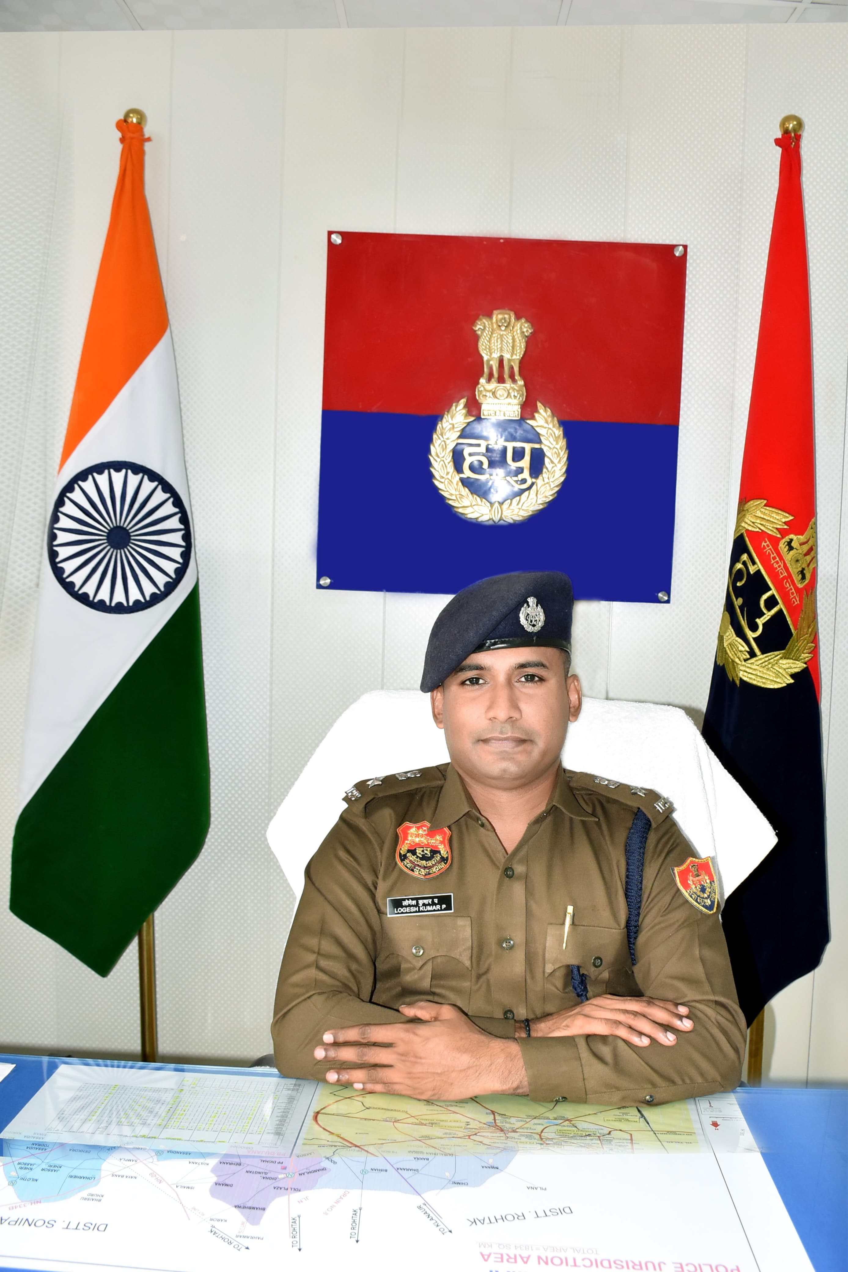 लोगेश कुमार, पुलिस उपायुक्त झज्जर। लोगेश कुमार, पुलिस उपायुक्त झज्जर।