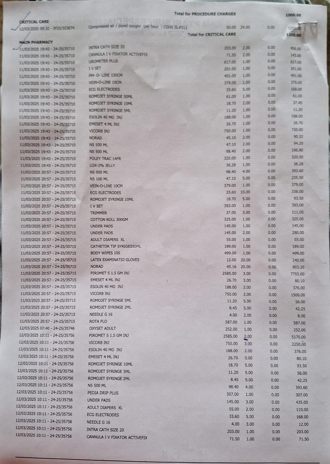 बिल की तस्वीर