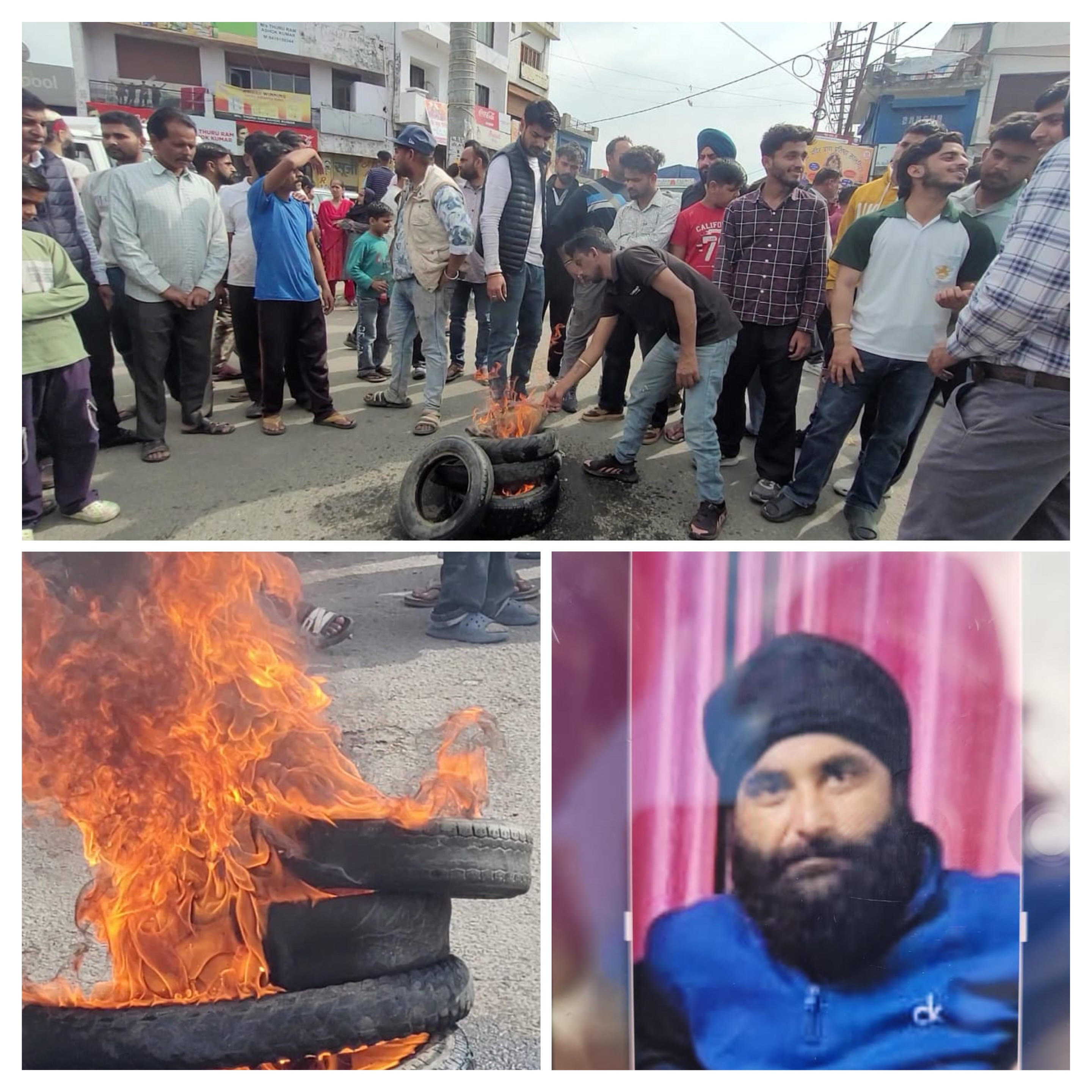 Another youth died after being hit by a dumper, second case within a week, concerned department silent, local people protested Another youth died after being hit by a dumper, second case within a week, concerned department silent, local people protested