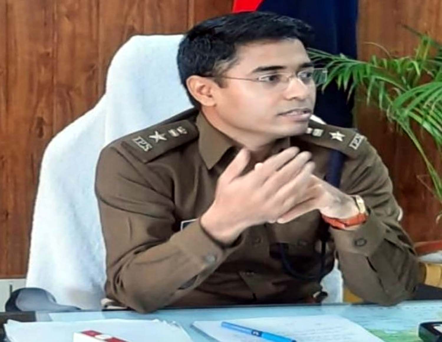 जींद एसपी राजेश कुमार। जींद एसपी राजेश कुमार।
