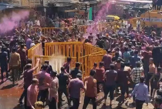 भोपाल में होली का जुलूस
