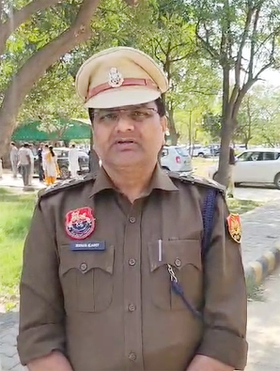 गोहाना के एसीपी ऋषिकांत जानकारी देते हुए। गोहाना के एसीपी ऋषिकांत जानकारी देते हुए।