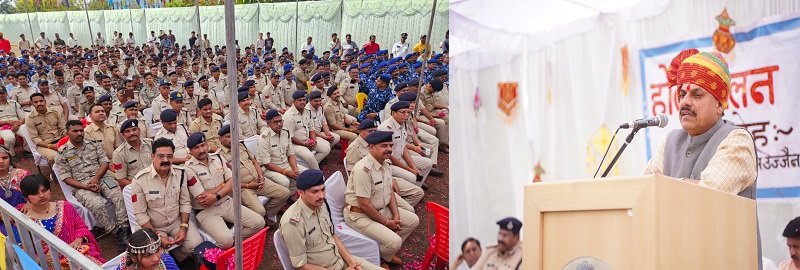 होली मिलन समारोह को संबोधित करते हुए मुख्यमंत्री डॉ. मोहन यादव