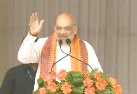 ऑल बोडो स्टूडेंट्स यूनियन के सम्मेलन को संबोधित करते केन्द्रीय गृह मंत्री अमित शाह। ऑल बोडो स्टूडेंट्स यूनियन के सम्मेलन को संबोधित करते केन्द्रीय गृह मंत्री अमित शाह।