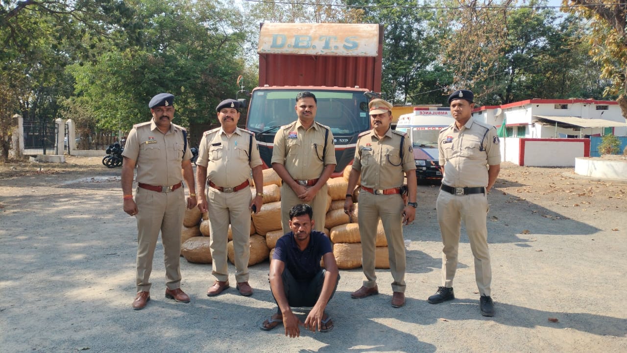 कोरबा पुलिस की बड़ी सफलता: 500 किलो गांजा जप्त, परिवहन में प्रयुक्त कंटेनर वाहन समेत एक आरोपी गिरफ्तार कोरबा पुलिस की बड़ी सफलता: 500 किलो गांजा जप्त, परिवहन में प्रयुक्त कंटेनर वाहन समेत एक आरोपी गिरफ्तार