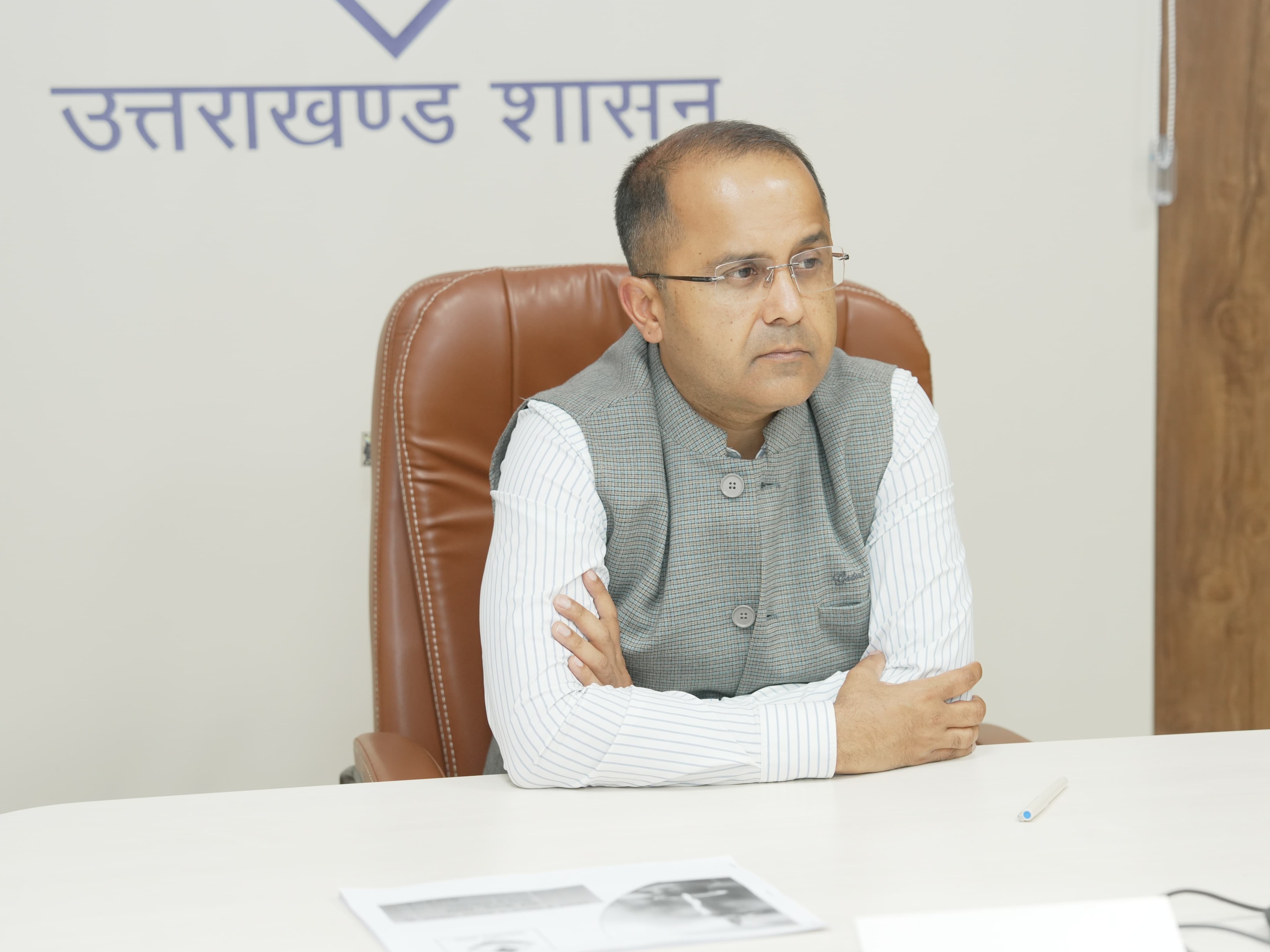 पेयजल सचिव शैलेश बगोली। पेयजल सचिव शैलेश बगोली।