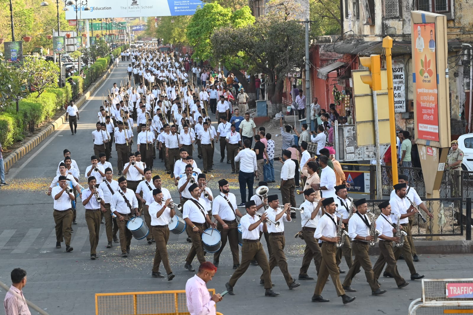 आरएसएस पथ संचलन जयपुर आरएसएस पथ संचलन जयपुर