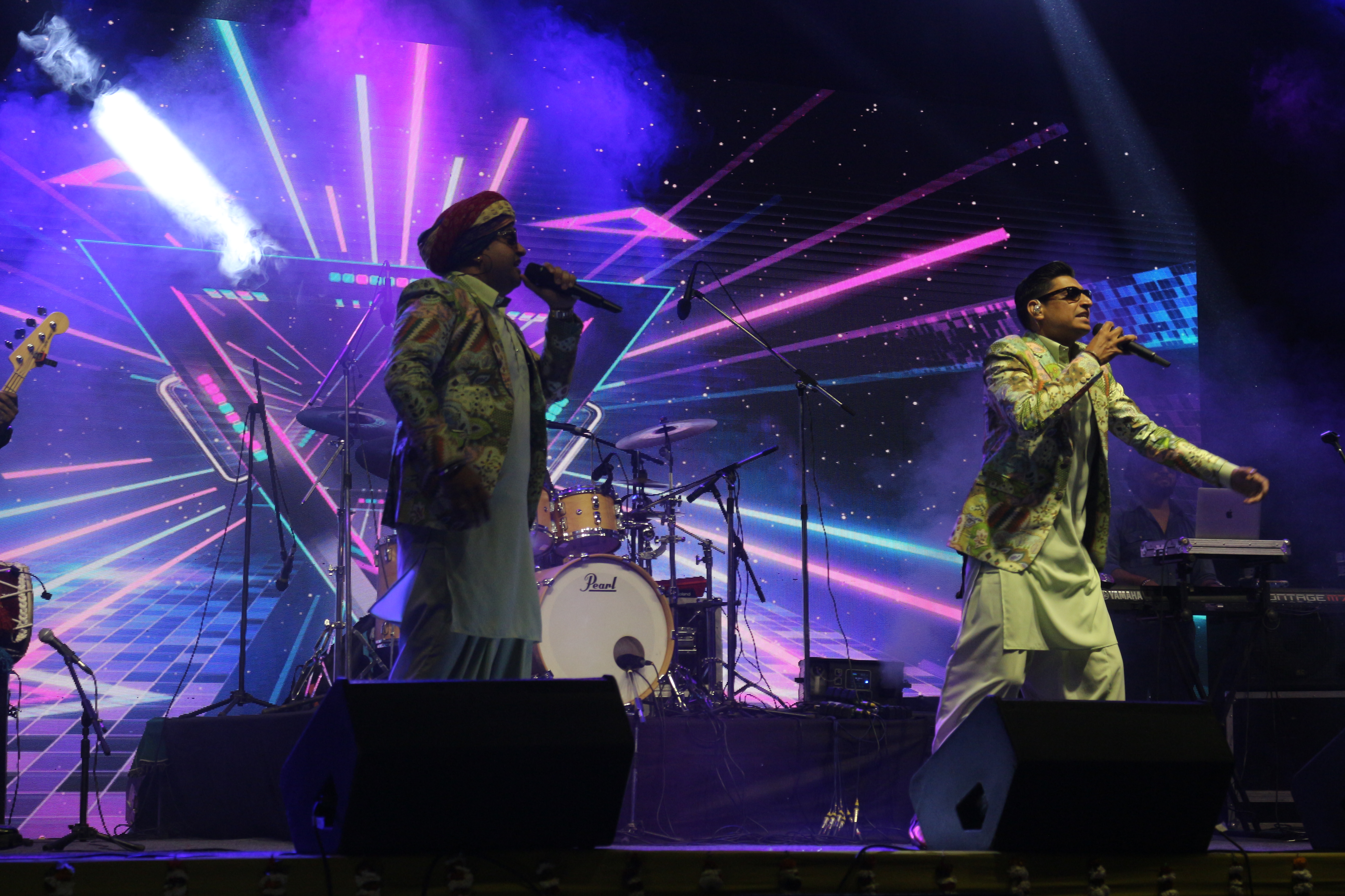 Fusion band performance by Saregama fame Renee Chandra and Honey Trooper at Rajasthan Day celebration Fusion band performance by Saregama fame Renee Chandra and Honey Trooper at Rajasthan Day celebration